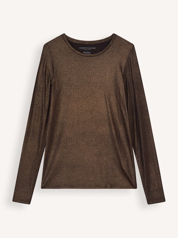 Ontdek de M014 Viscosemix top met glitters van Majestic Filatures in de kleur bruin bij Orangebag. Op werkdagen voor 21:45 besteld, morgen in huis.