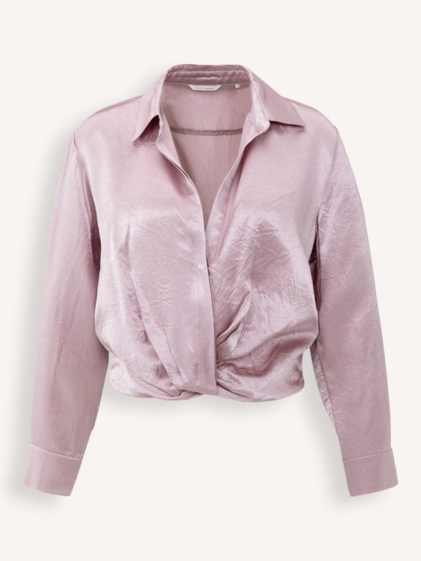 Ontdek de Geweven cropped blouse van Yaya in de kleur lichtroze bij Orangebag. Op werkdagen voor 21:45 besteld, morgen in huis.