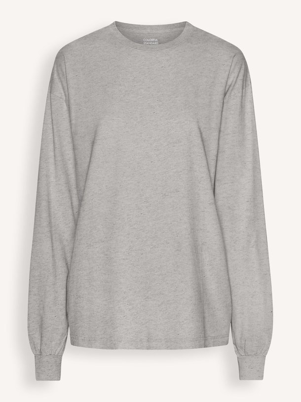 Ontdek de Organic cotton gemêleerde oversized longsleeve van Colorful Standard in de kleur grijs bij Orangebag. Op werkdagen voor 21:45 besteld, morgen in huis.