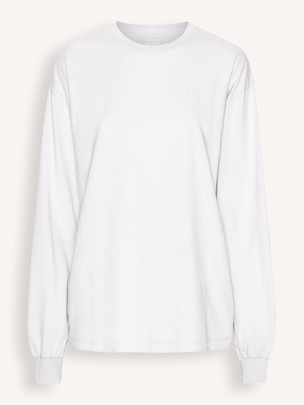 Ontdek de Organic cotton oversized longsleeve van Colorful Standard in de kleur off-white bij Orangebag. Op werkdagen voor 21:45 besteld, morgen in huis.
