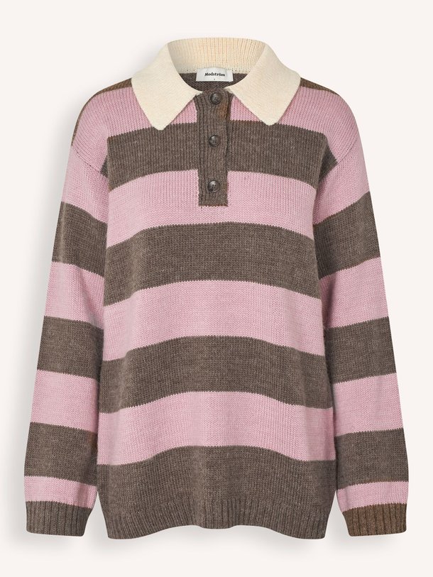 Ontdek de Pelham wolmix polo trui van Modstrom in de kleur roze bij Orangebag. Op werkdagen voor 21:45 besteld, morgen in huis.
