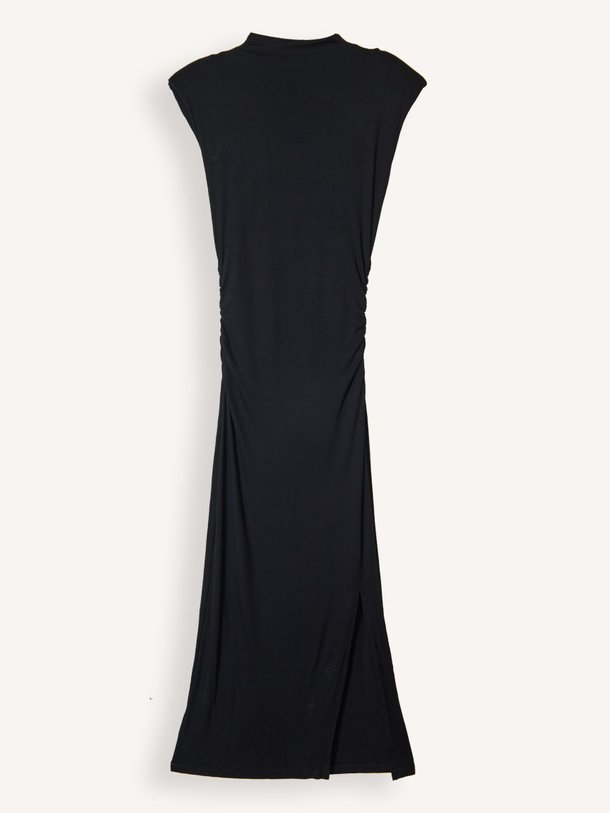 Ontdek de Giggo viscosemix maxi jurk van My Essential Wardrobe in de kleur zwart bij Orangebag. Op werkdagen voor 21:45 besteld, morgen in huis.