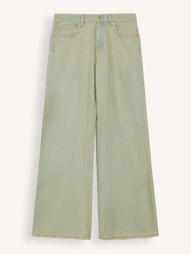Ontdek de Kansa high waist loose fit non-stretch jeans van Bellerose in de kleur lichtblauw bij Orangebag. Op werkdagen voor 21:45 besteld, morgen in huis.
