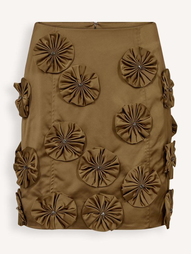 Ontdek de Tino geweven rok met applicaties van Copenhagen Muse in de kleur legergroen bij Orangebag. Op werkdagen voor 21:45 besteld, morgen in huis.
