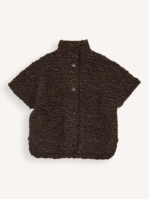 Ontdek de Lana wolmix teddy jasje van Club L`avenir in de kleur donkerbruin bij Orangebag. Op werkdagen voor 21:45 besteld, morgen in huis.