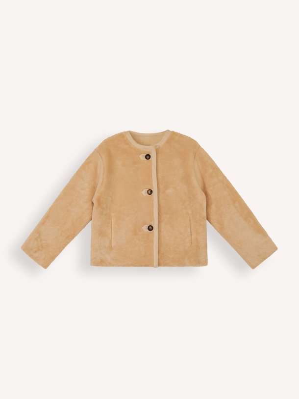 Ontdek de Elton geweven fake fur jack van Suncoo in de kleur beige bij Orangebag. Op werkdagen voor 21:45 besteld, morgen in huis.
