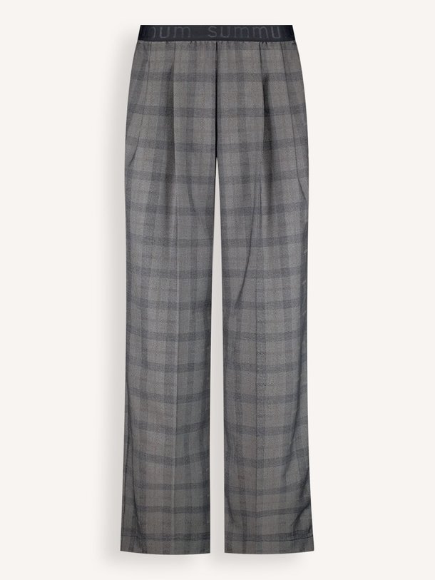 Ontdek de Viscosemix geruite broek van Summum in de kleur zwart bij Orangebag. Op werkdagen voor 21:45 besteld, morgen in huis.