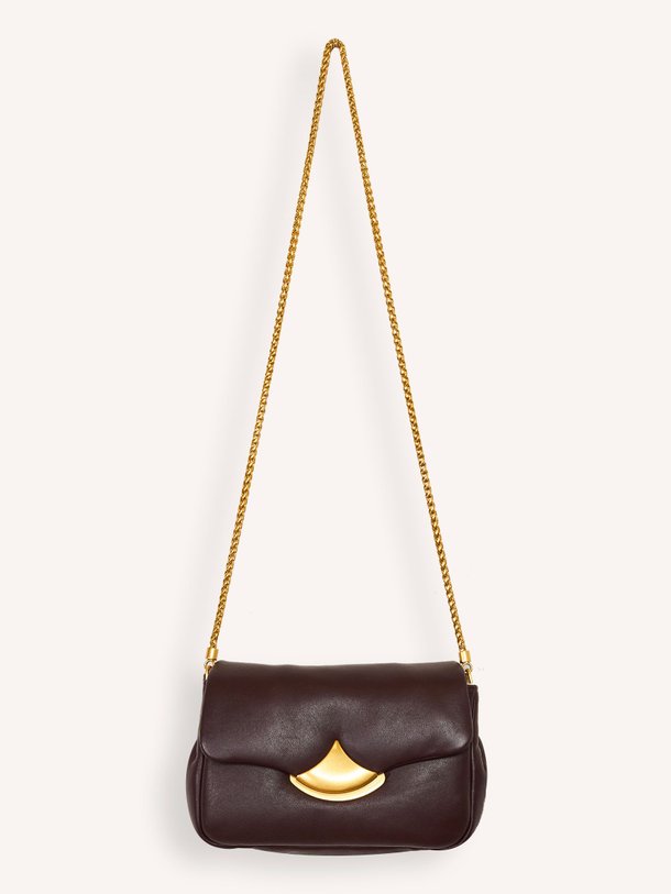 Sessun Diviluz Puffy - Lederen Gewatteerde Crossbody Tas - Aubergine Ontdek de Diviluz Puffy lederen gewatteerde crossbody tas van Sessun in de kleur aubergine bij Orangebag. Op werkdagen voor 21:45 besteld, morgen in huis.