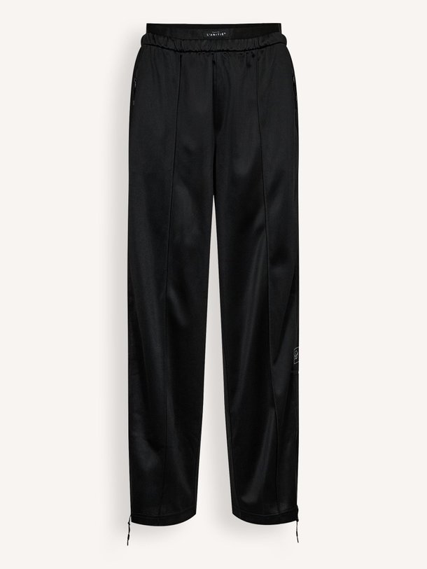 Ontdek de Geweven track broek met logo van Haute L'Amitié in de kleur zwart bij Orangebag. Op werkdagen voor 21:45 besteld, morgen in huis.