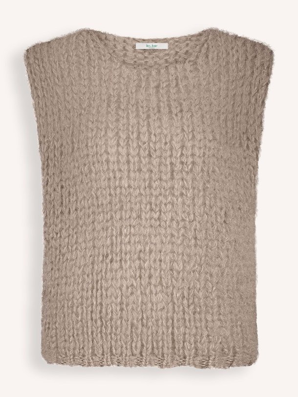 Ontdek de James mohairmix top van By-Bar in de kleur stone bij Orangebag. Op werkdagen voor 21:45 besteld, morgen in huis.