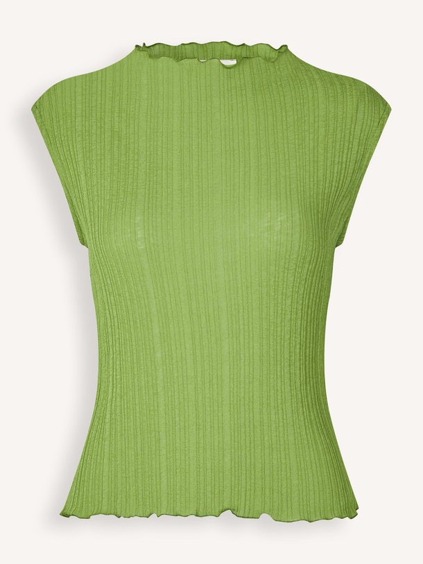 Ontdek de Oasis ribgebreide top van Modstrom in de kleur groen bij Orangebag. Op werkdagen voor 21:45 besteld, morgen in huis.