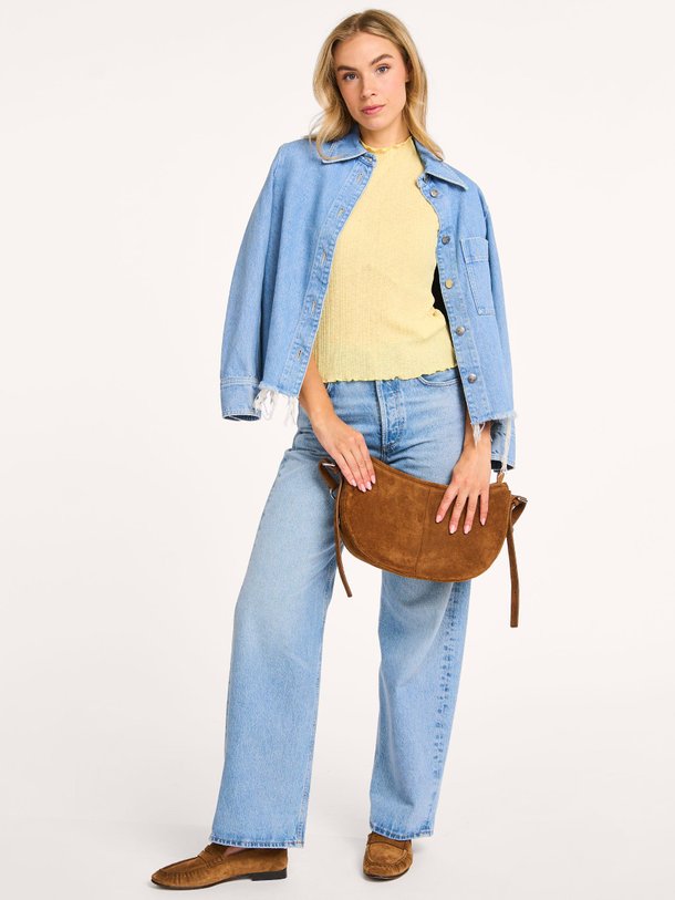 Ontdek de Oasis ribgebreide top van Modstrom in de kleur geel bij Orangebag. Op werkdagen voor 21:45 besteld, morgen in huis.