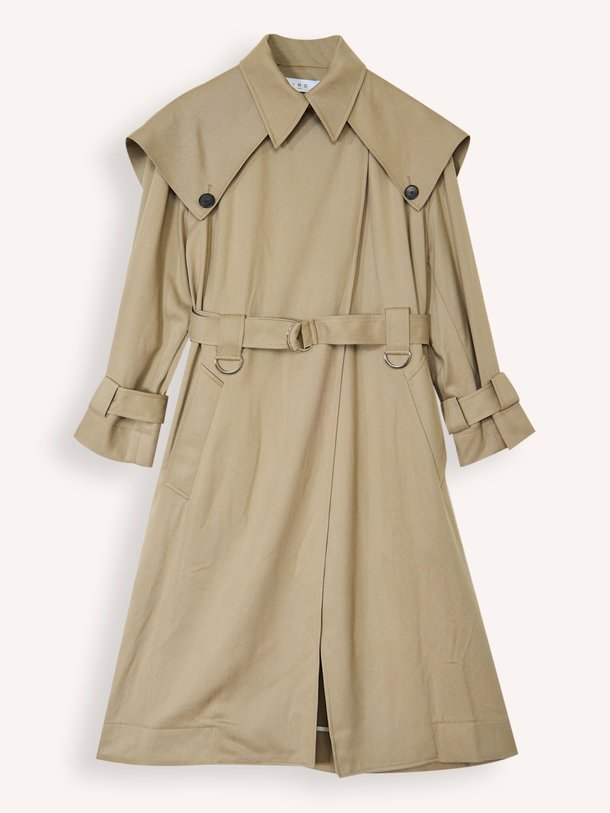 Ontdek de Qaro lyocell trenchcoat van Iro in de kleur taupe bij Orangebag. Op werkdagen voor 21:45 besteld, morgen in huis.