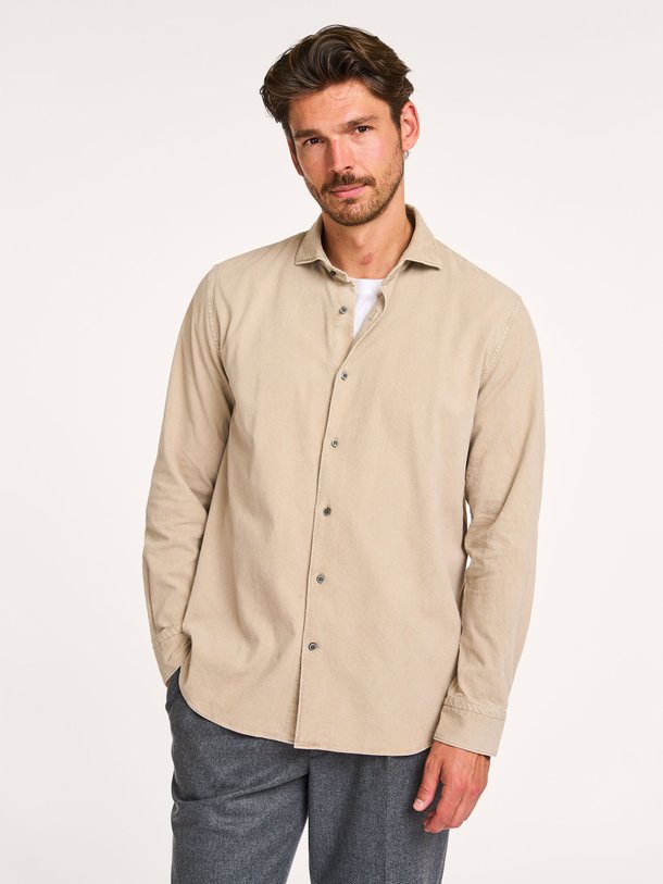 Ontdek de Katoenen overhemd van Profuomo in de kleur beige bij Orangebag. Op werkdagen voor 21:45 besteld, morgen in huis.