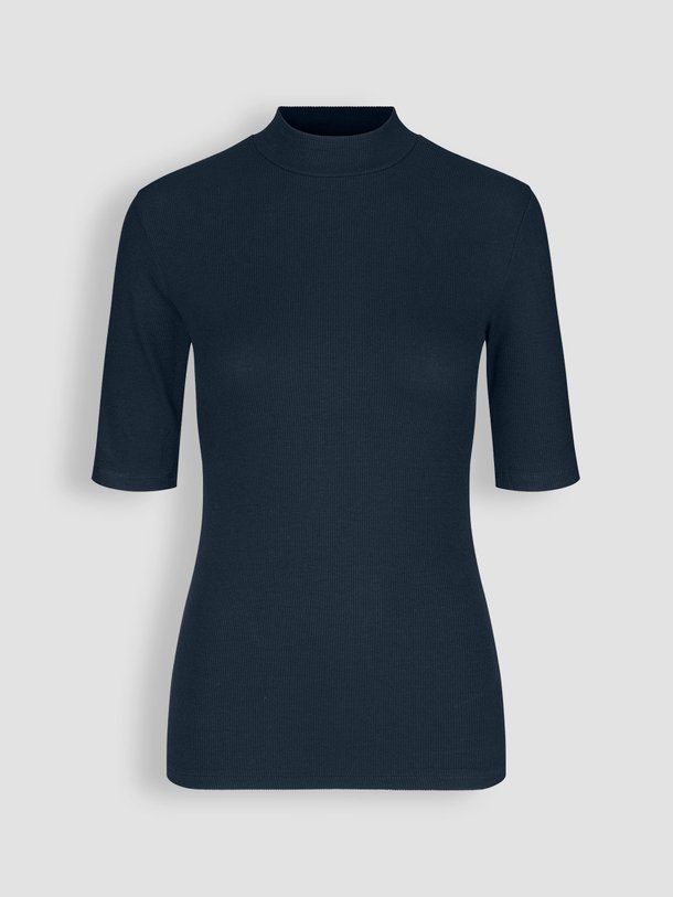 Modstrom Krown - Eco Vero Viscosemix Rib T-Shirt - Donkerblauw Ontdek de Krown eco vero viscosemix rib T-shirt van Modstrom in de kleur donkerblauw bij Orangebag. Op werkdagen voor 21:45 besteld, morgen in huis.
