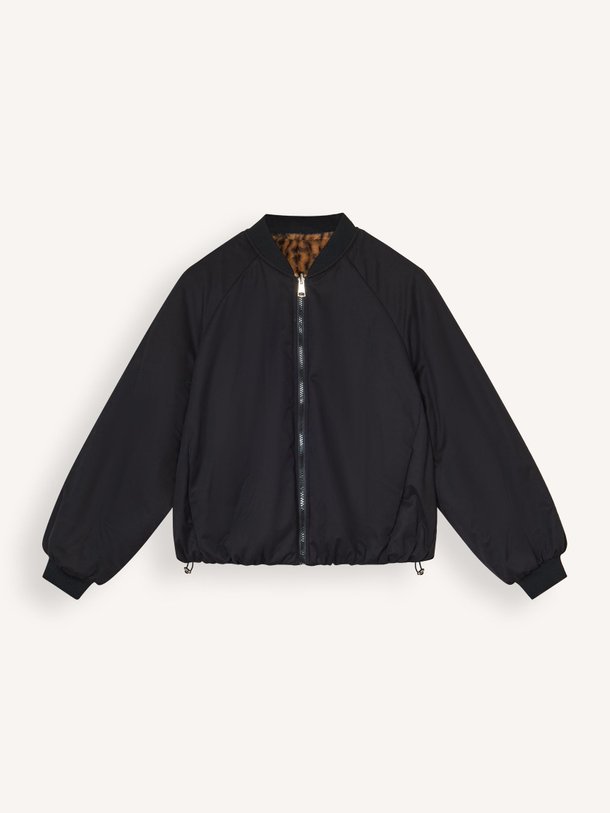 Ontdek de Elfe geweven reversible bomberjack van La Fee Maraboutee in de kleur zwart bij Orangebag. Op werkdagen voor 21:45 besteld, morgen in huis.