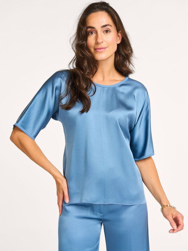 Ontdek de Viscosemix top van forte_forte in de kleur blauw bij Orangebag. Op werkdagen voor 21:45 besteld, morgen in huis.