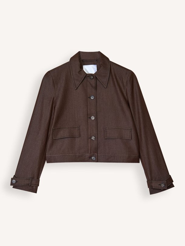 Ontdek de Terry denim jack van Co'Couture in de kleur donkerbruin bij Orangebag. Op werkdagen voor 21:45 besteld, morgen in huis.