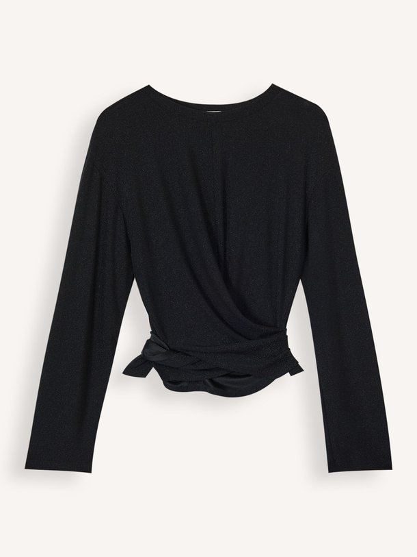 Ontdek de Noemia jersey top met lurex van Club L`avenir in de kleur zwart bij Orangebag. Op werkdagen voor 21:45 besteld, morgen in huis.