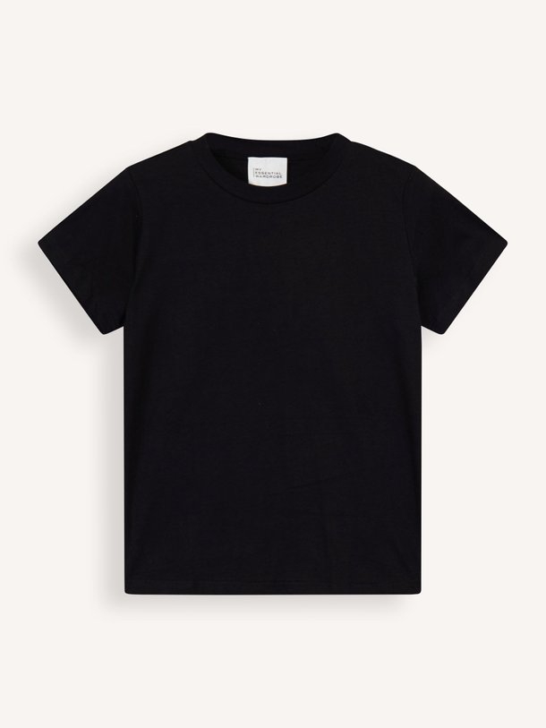 Ontdek de Hanne katoenen T-shirt met studs van My Essential Wardrobe in de kleur zwart bij Orangebag. Op werkdagen voor 21:45 besteld, morgen in huis.