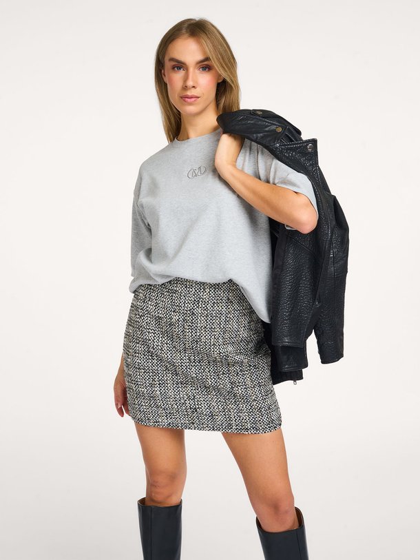 Ontdek de Organic cotton mix logo T-shirt van Copenhagen Muse in de kleur lichtgrijs bij Orangebag. Op werkdagen voor 21:45 besteld, morgen in huis.