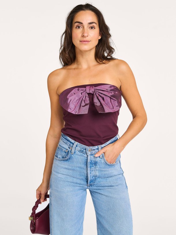 Ontdek de Barry katoenmix strapless top van Co'Couture in de kleur paars bij Orangebag. Op werkdagen voor 21:45 besteld, morgen in huis.