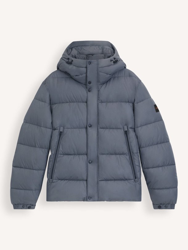 Ontdek de Omaris geweven gewatterde jas van Boss in de kleur grijs bij Orangebag. Op werkdagen voor 21:45 besteld, morgen in huis.