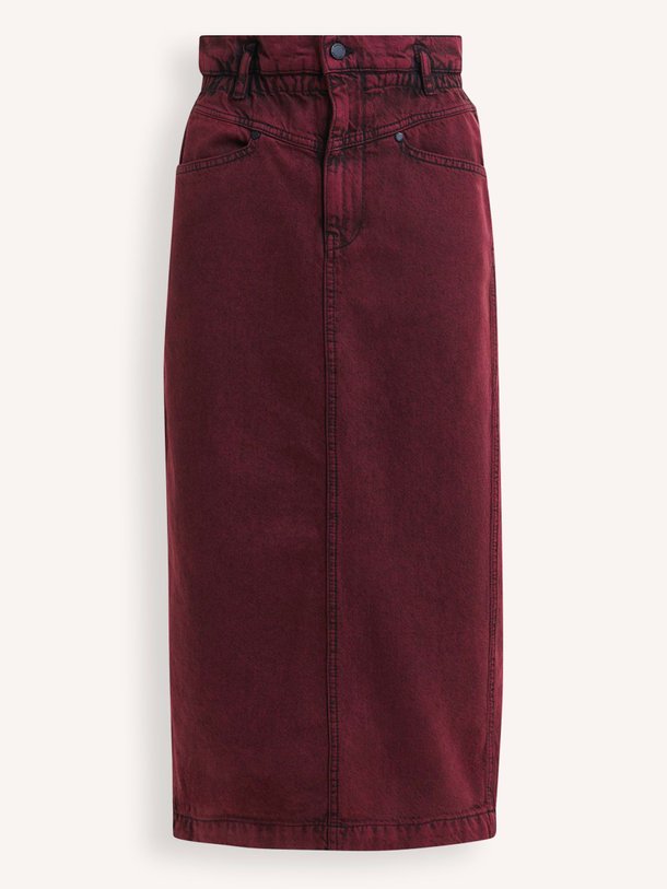 Ontdek de Inclusive organic cotton rok van Essentiel Antwerp in de kleur bordeauxrood bij Orangebag. Op werkdagen voor 21:45 besteld, morgen in huis.