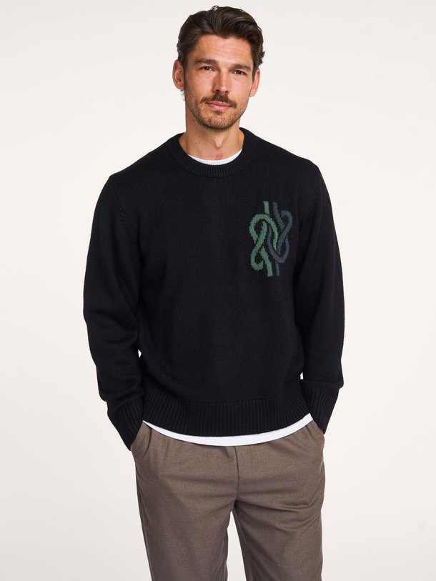 Ontdek de Wolmix trui van Filling Pieces in de kleur zwart bij Orangebag. Op werkdagen voor 21:45 besteld, morgen in huis.