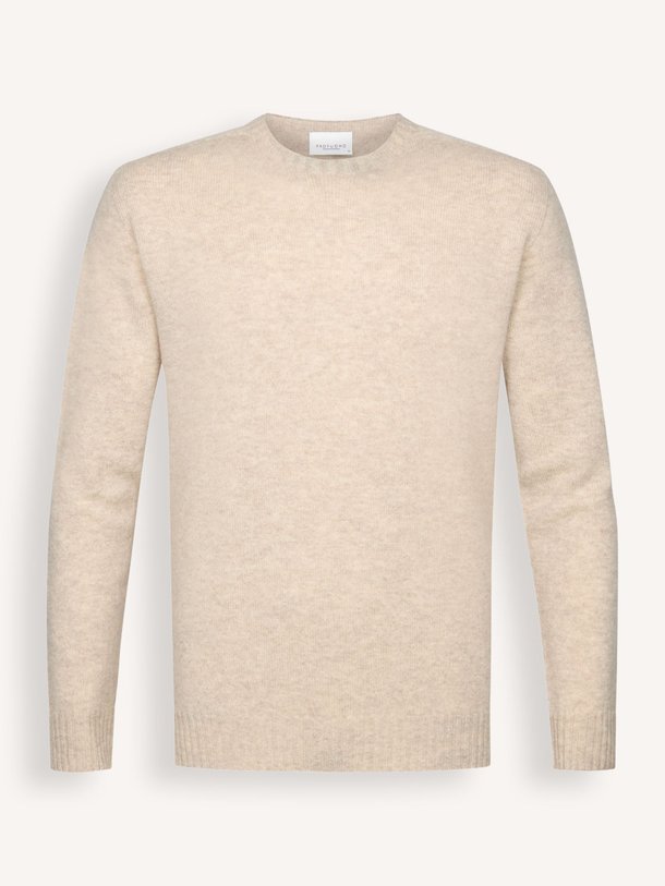 Ontdek de Wol/cashmeremix gemêleerde trui van Profuomo in de kleur zand bij Orangebag. Op werkdagen voor 21:45 besteld, morgen in huis.