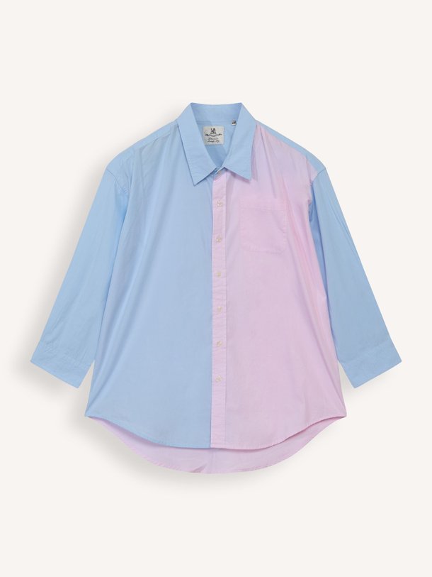 Ontdek de Katoenen blouse van Denimist in de kleur lichtblauw bij Orangebag. Op werkdagen voor 21:45 besteld, morgen in huis.