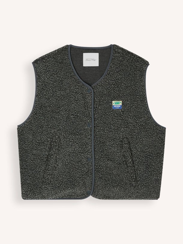 Ontdek de Hoktown geweven teddy gilet van American Vintage in de kleur donkergrijs bij Orangebag. Op werkdagen voor 21:45 besteld, morgen in huis.