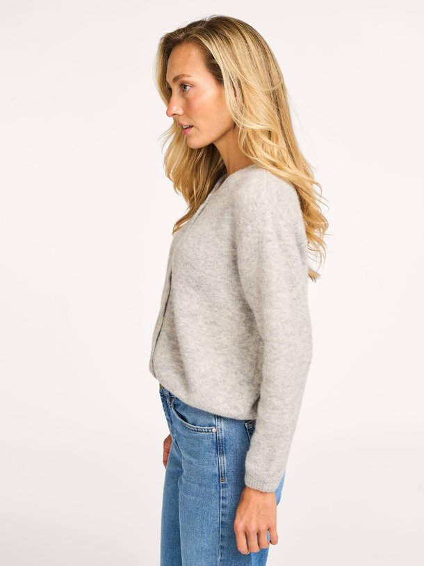 Ontdek de Vitow alpacamix gemêleerd vest van American Vintage in de kleur grijs bij Orangebag. Op werkdagen voor 21:45 besteld, morgen in huis.