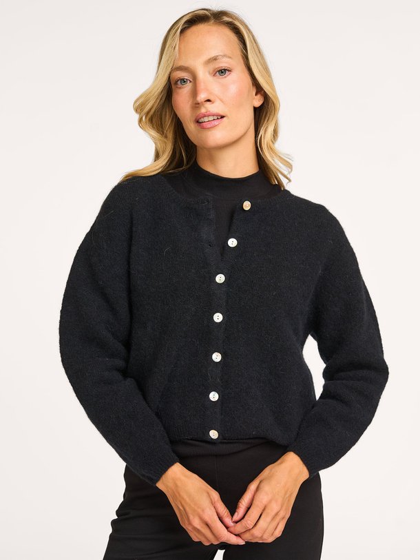 Ontdek de Vitow alpacamix vest van American Vintage in de kleur zwart bij Orangebag. Op werkdagen voor 21:45 besteld, morgen in huis.