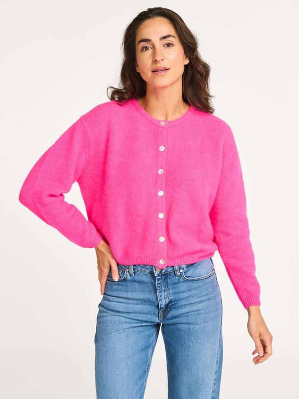 Ontdek de Vitow alpacamix vest van American Vintage in de kleur roze bij Orangebag. Op werkdagen voor 21:45 besteld, morgen in huis.