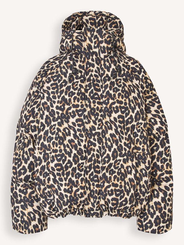 Ontdek de Shelby geweven gewatteerde leopard jas van Lollys Laundry in de kleur zwart bij Orangebag. Op werkdagen voor 21:45 besteld, morgen in huis.