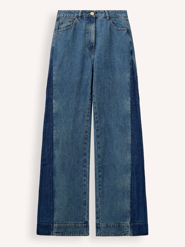 Ontdek de Mid waist loose fit non-stretch jeans van Sofie Schnoor in de kleur blauw bij Orangebag. Op werkdagen voor 21:45 besteld, morgen in huis.