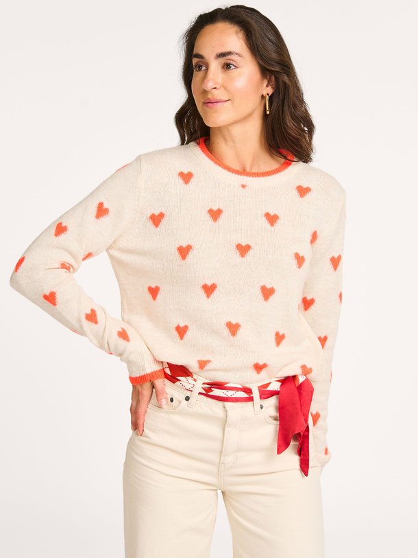 Ontdek de Isa viscosemix trui met dessin van Essentiel Antwerp in de kleur off-white bij Orangebag. Op werkdagen voor 21:45 besteld, morgen in huis.