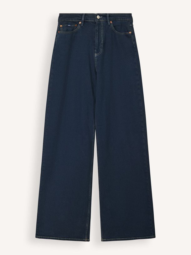 Ontdek de Miku high waist wide leg stretch jeans van Denham in de kleur donkerblauw bij Orangebag. Op werkdagen voor 21:45 besteld, morgen in huis.