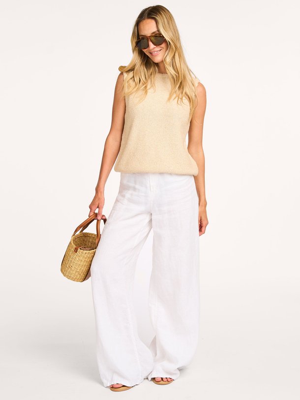 Ontdek de Nerissa organic cotton gemêleerde top van Modstrom in de kleur zand bij Orangebag. Op werkdagen voor 21:45 besteld, morgen in huis.