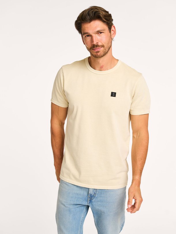 Ontdek de Organic cotton T-shirt van Butcher of Blue in de kleur beige bij Orangebag. Op werkdagen voor 21:45 besteld, morgen in huis.