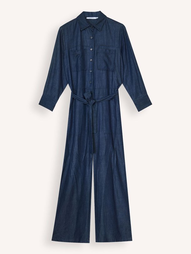 Ontdek de Emana lyocell jumpsuit van La Fee Maraboutee in de kleur blauw bij Orangebag. Op werkdagen voor 21:45 besteld, morgen in huis.