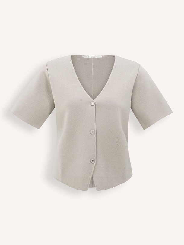 Ontdek de Viscosemix vest van Yaya in de kleur lichtgrijs bij Orangebag. Op werkdagen voor 21:45 besteld, morgen in huis.