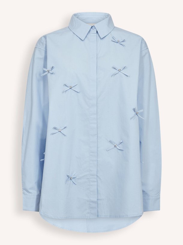 Ontdek de Katoenen blouse van Copenhagen Muse in de kleur blauw bij Orangebag. Op werkdagen voor 21:45 besteld, morgen in huis.
