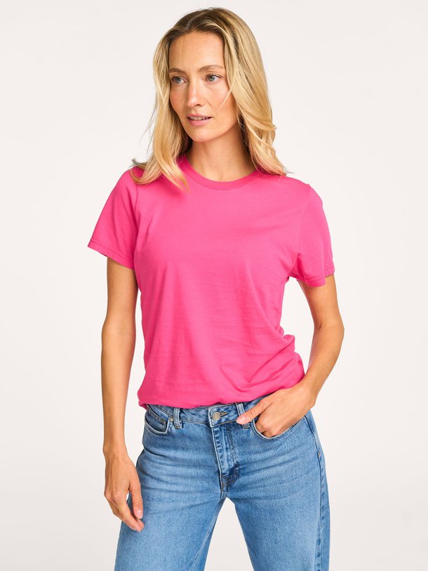 Ontdek de Organic cotton T-shirt van Colorful Standard in de kleur roze bij Orangebag. Op werkdagen voor 21:45 besteld, morgen in huis.