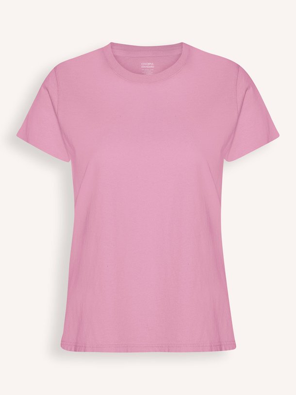 Ontdek de Organic cotton T-shirt van Colorful Standard in de kleur roze bij Orangebag. Op werkdagen voor 21:45 besteld, morgen in huis.