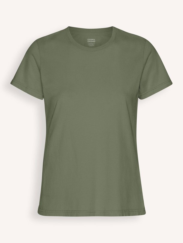 Ontdek de Organic cotton T-shirt van Colorful Standard in de kleur olijfgroen bij Orangebag. Op werkdagen voor 21:45 besteld, morgen in huis.