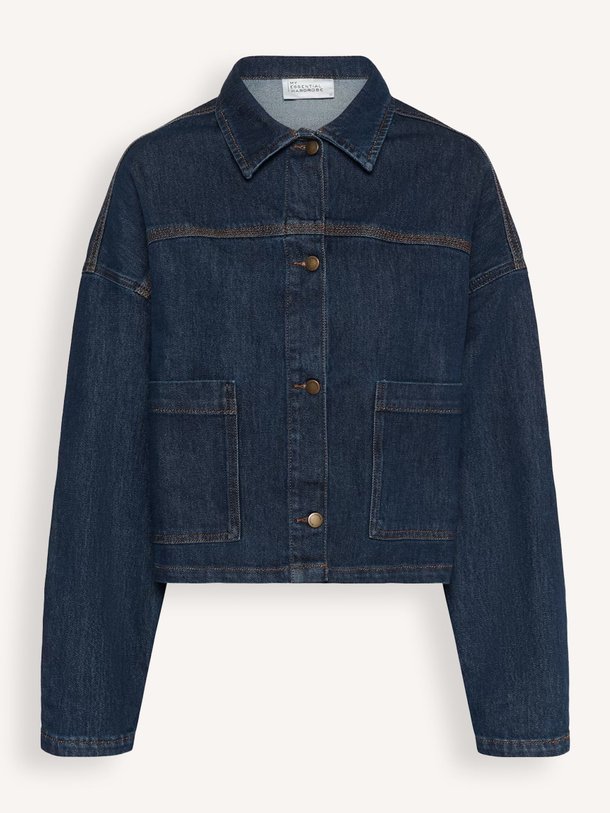 Ontdek de Malle denim jack van My Essential Wardrobe in de kleur donkerblauw bij Orangebag. Op werkdagen voor 21:45 besteld, morgen in huis.
