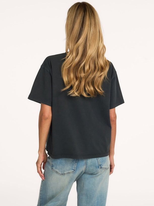 Ontdek de Fizvalley katoenen vintage look T-shirt van American Vintage in de kleur antraciet bij Orangebag. Op werkdagen voor 21:45 besteld, morgen in huis.