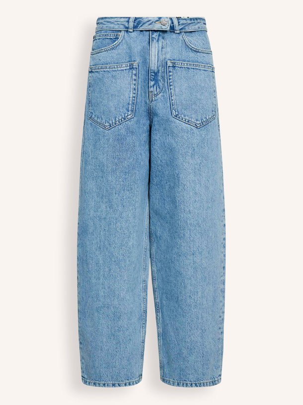 Ontdek de High waist loose fit jeans van Haute L'Amitié in de kleur blauw bij Orangebag. Op werkdagen voor 21:45 besteld, morgen in huis.